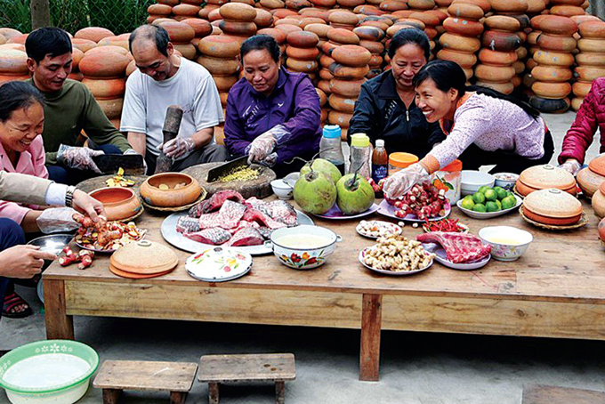 Quy trình kho cá làng Vũ Đại