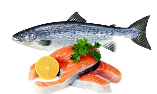 Cá hồi giàu a xit béo và omega3